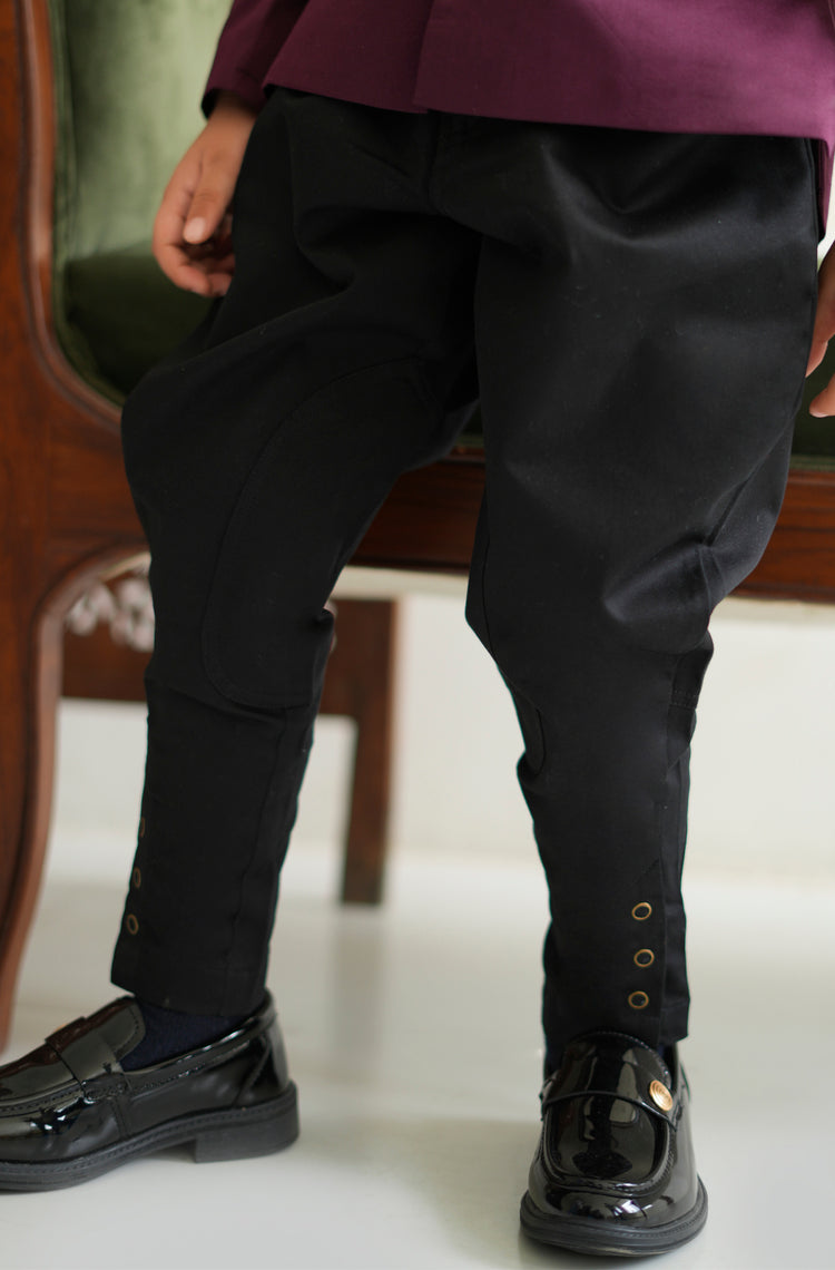 Jodhpuri Polo Breeches - Black