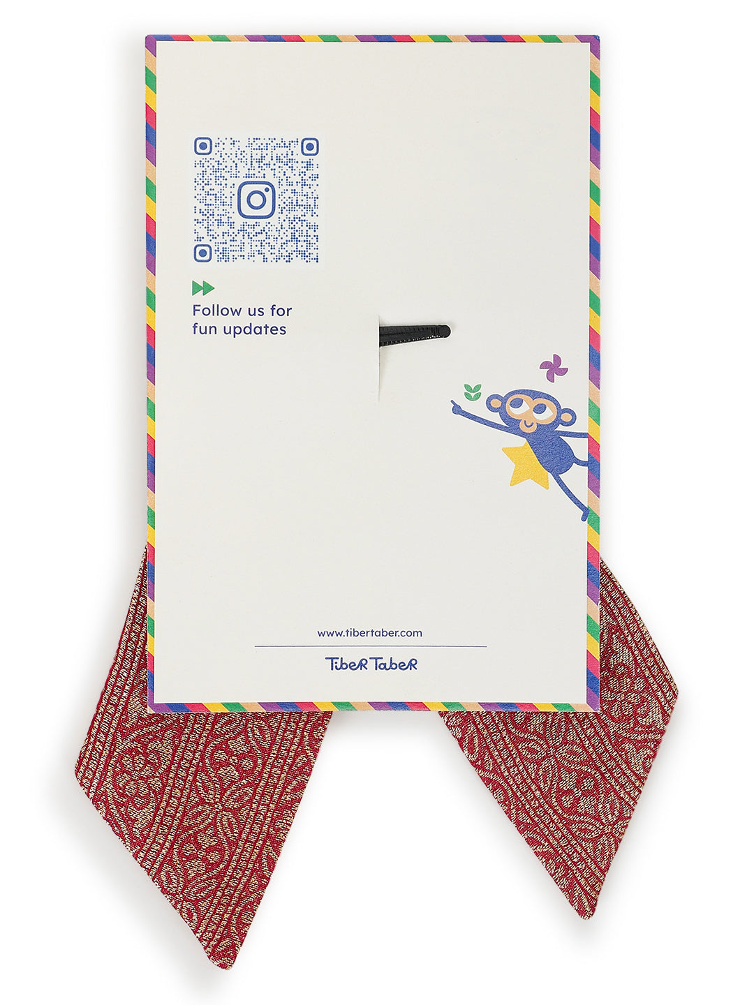 Heer Bow Clip - Maroon