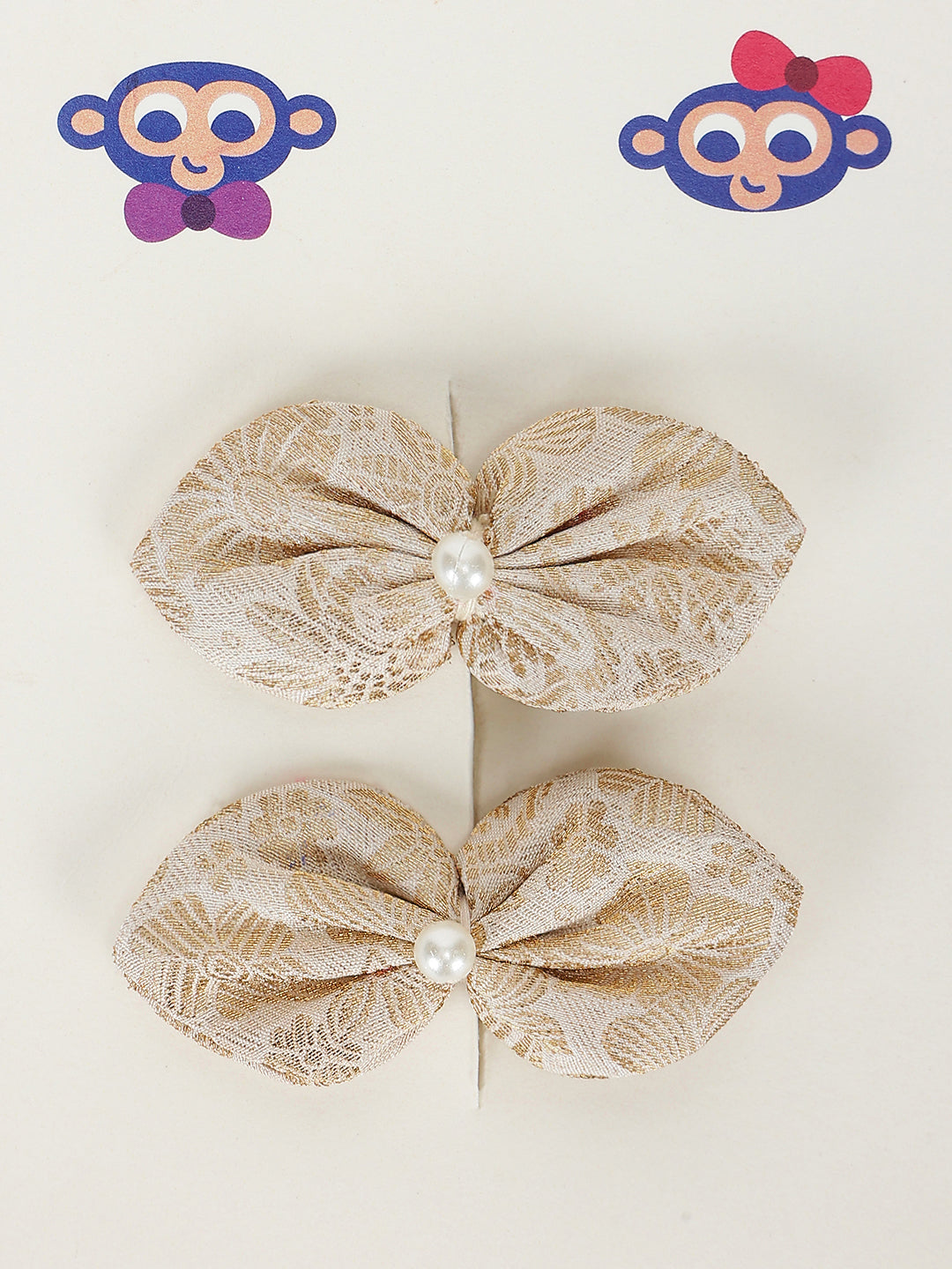 Roohani Bow Clip - Cream