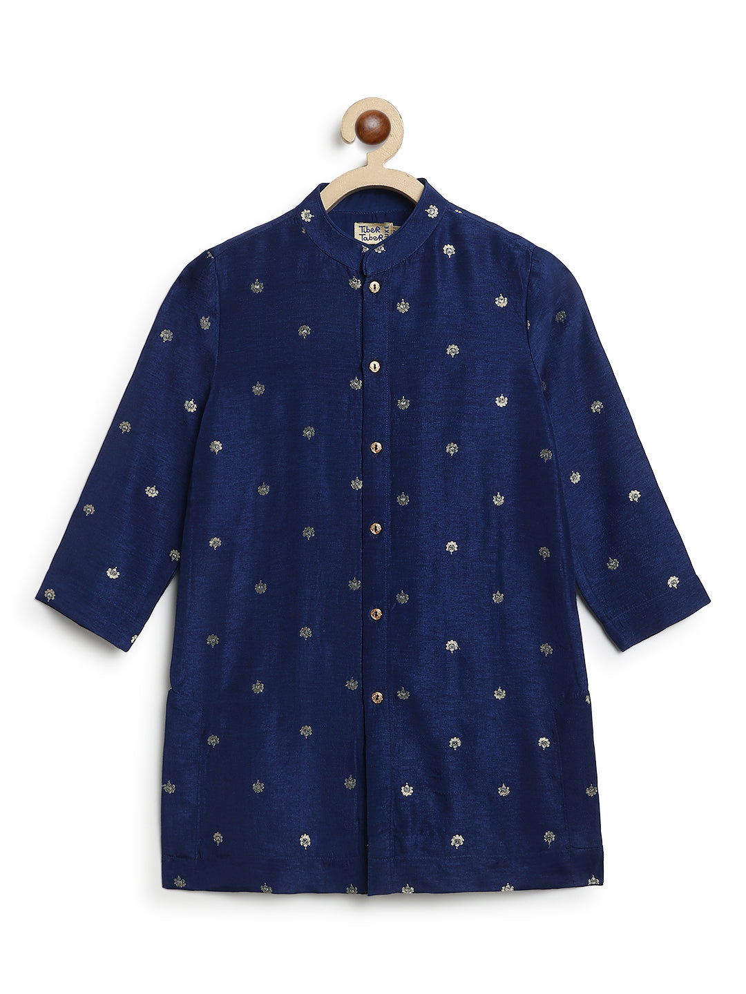 Abeer Kurta Pyjama Set - Blue