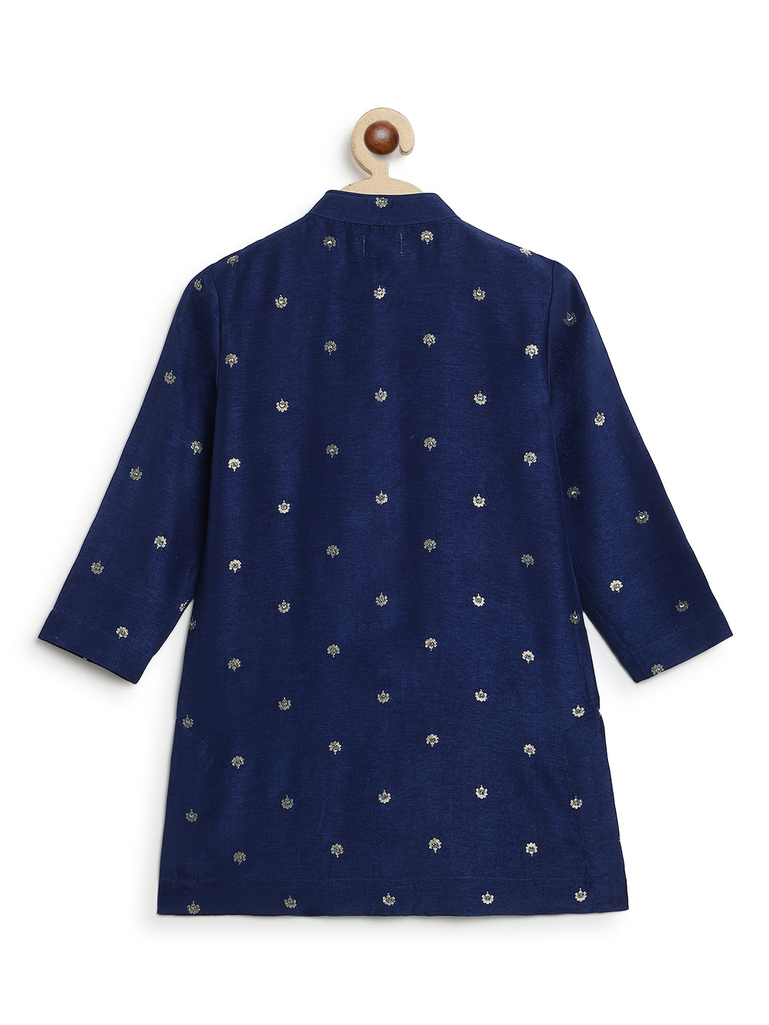Abeer Kurta Pyjama Set - Blue
