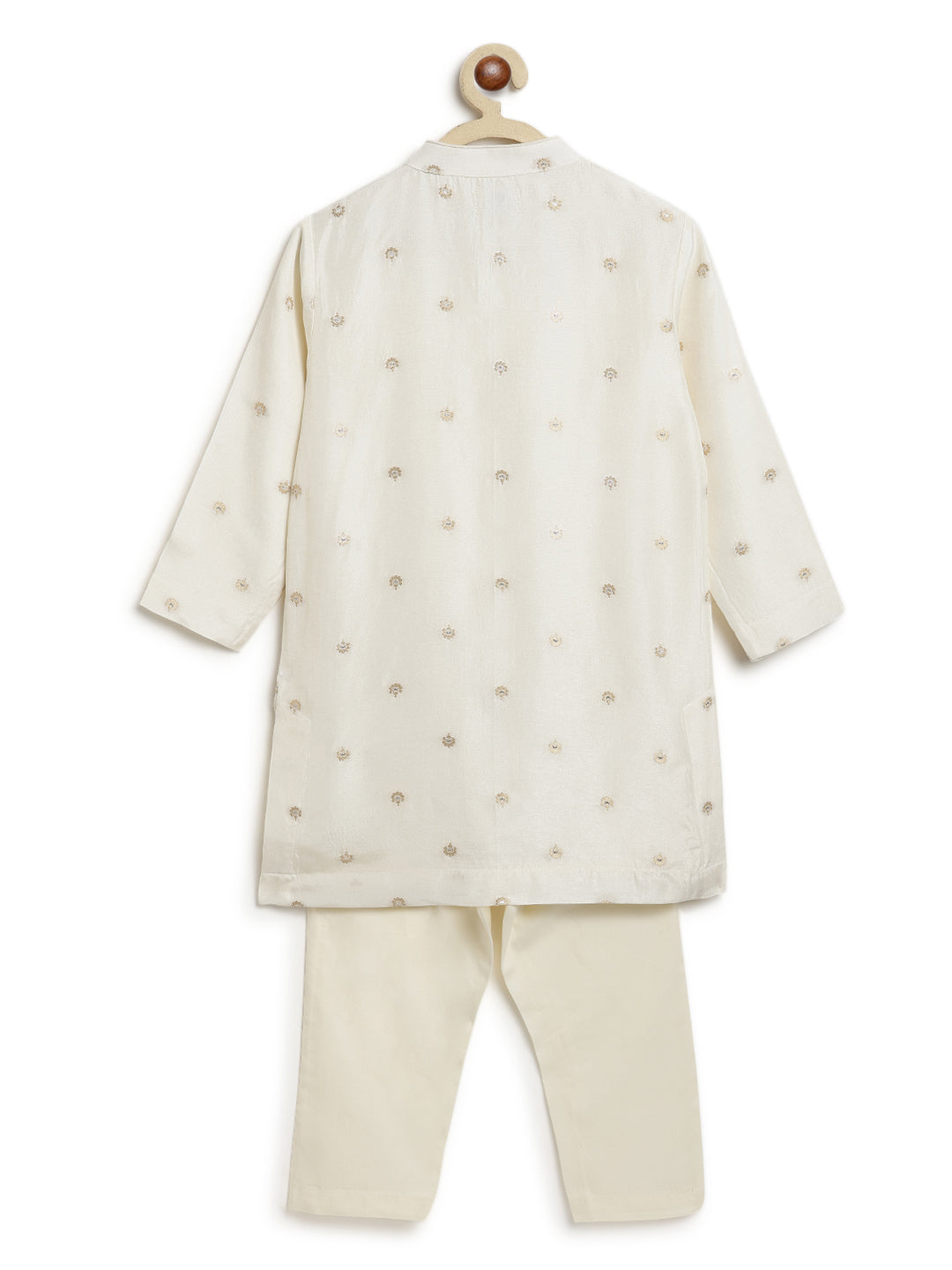 Abeer Kurta Pyjama Set - White
