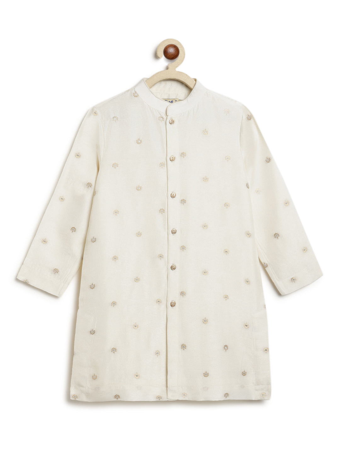 Abeer Kurta Pyjama Set - White