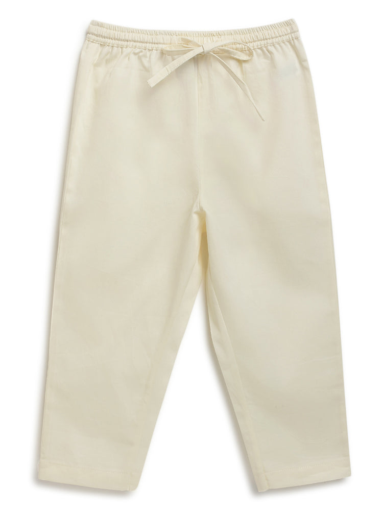 Abeer Kurta Pyjama Set - White