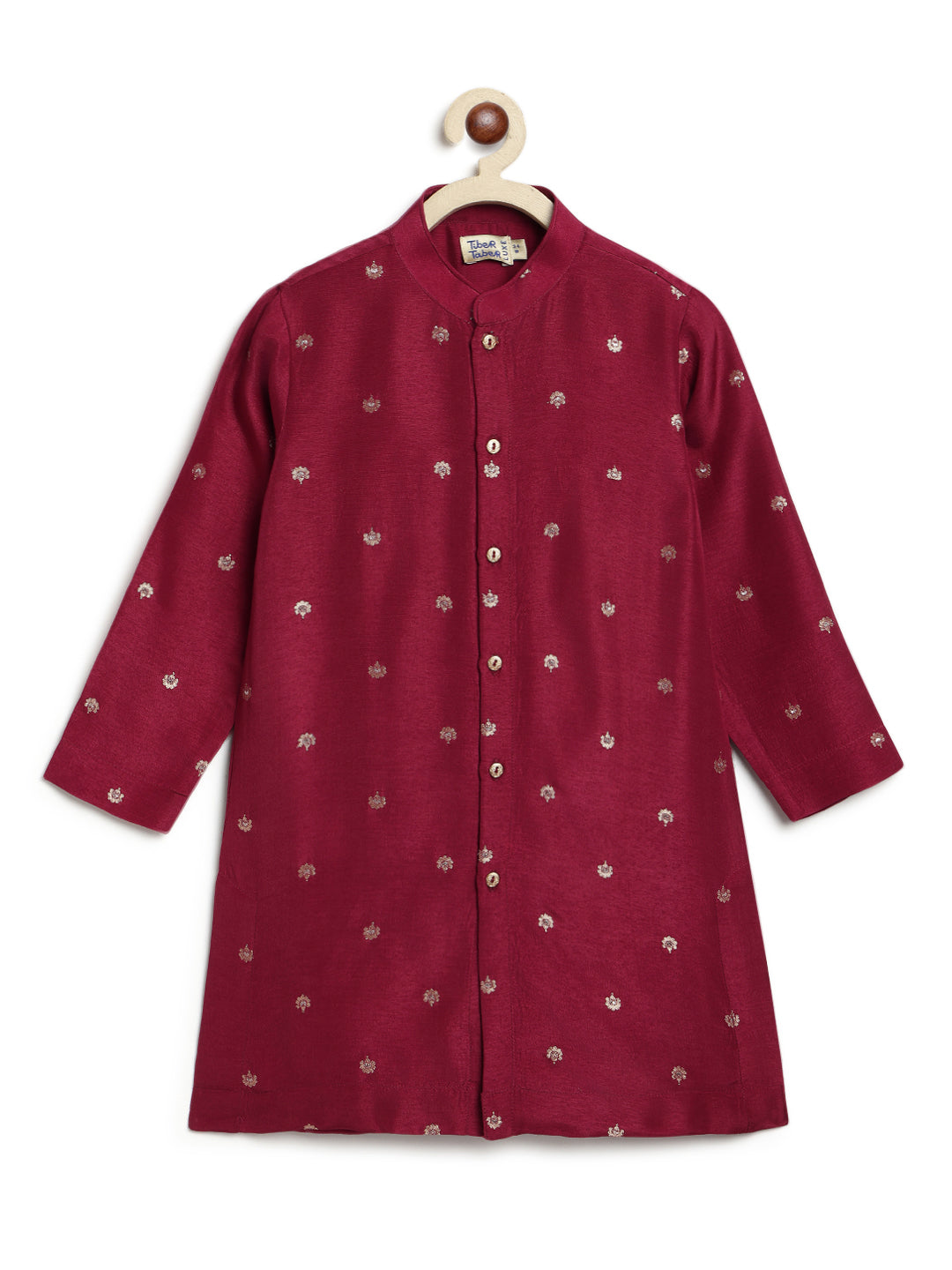 Abeer Kurta Pyjama Set - Maroon