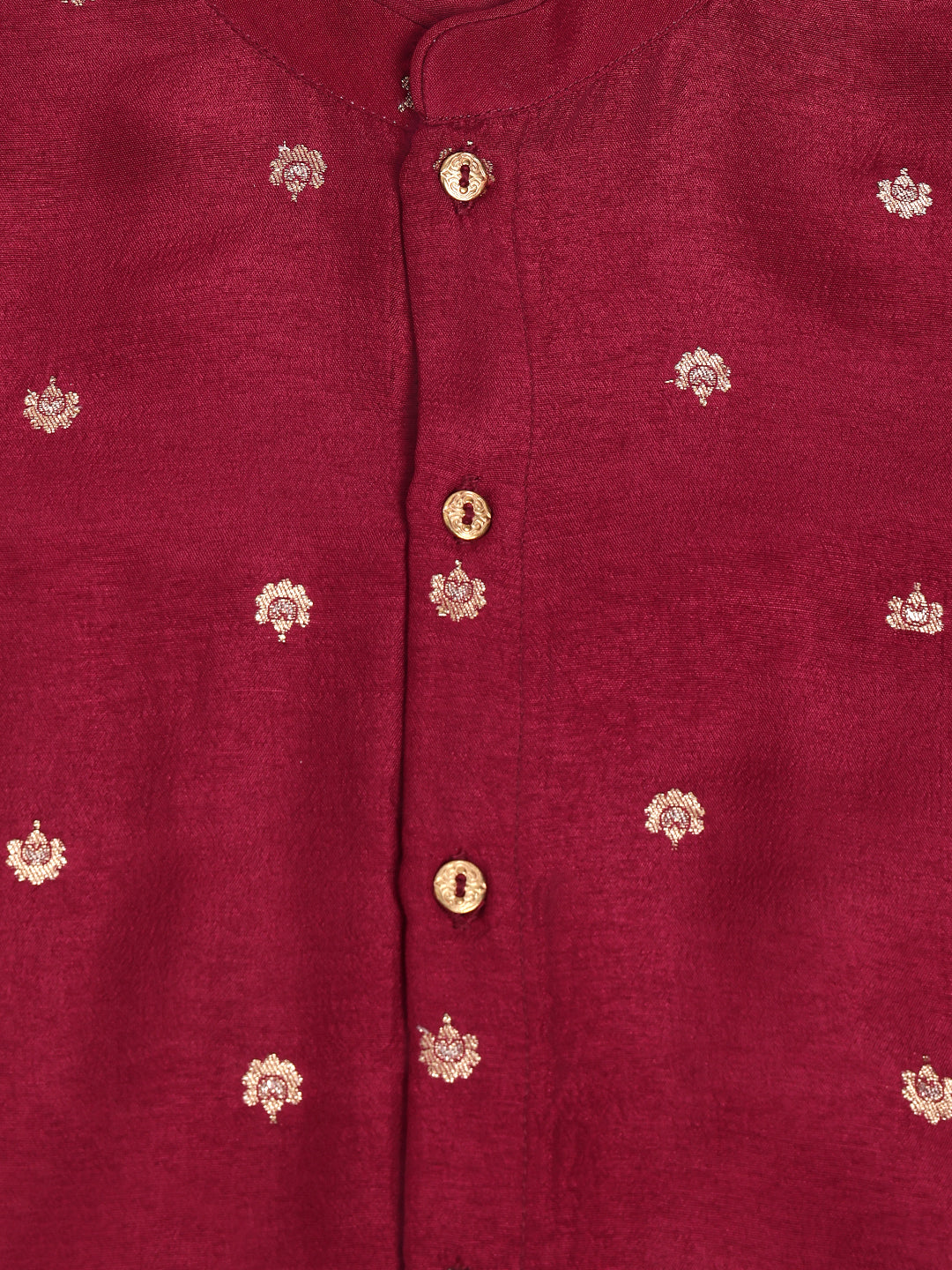 Abeer Kurta Pyjama Set - Maroon