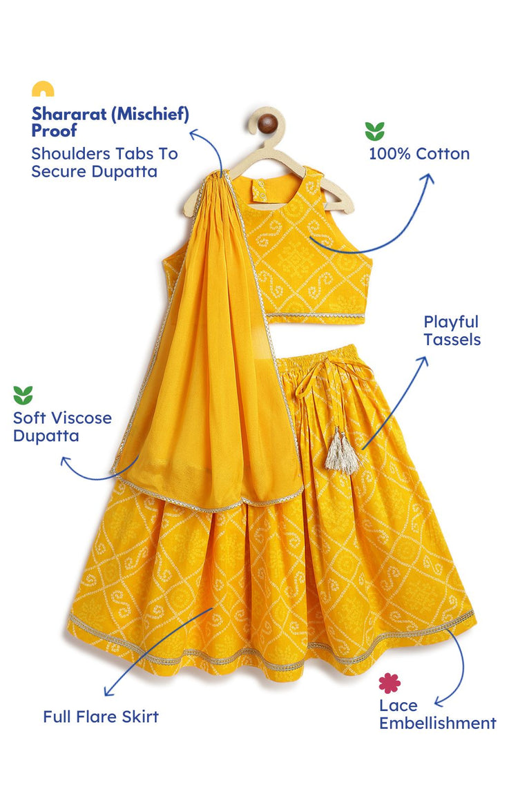 Basanti Rang Lehenga Set