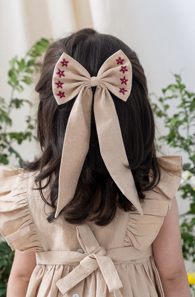 TiberTaberGirlBowHairclipTTA25