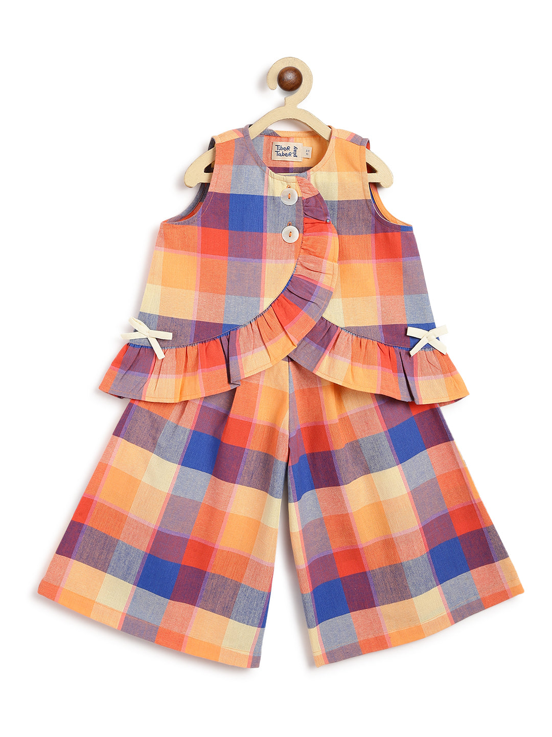 Cheerful Checks Top Set