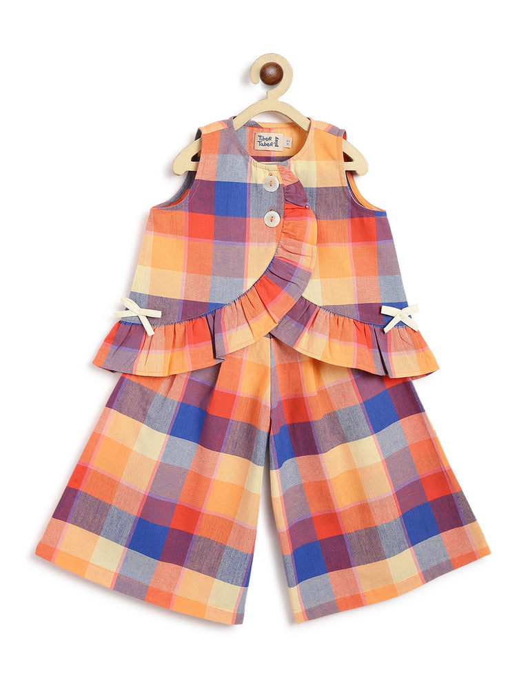 Cheerful Checks Top Set