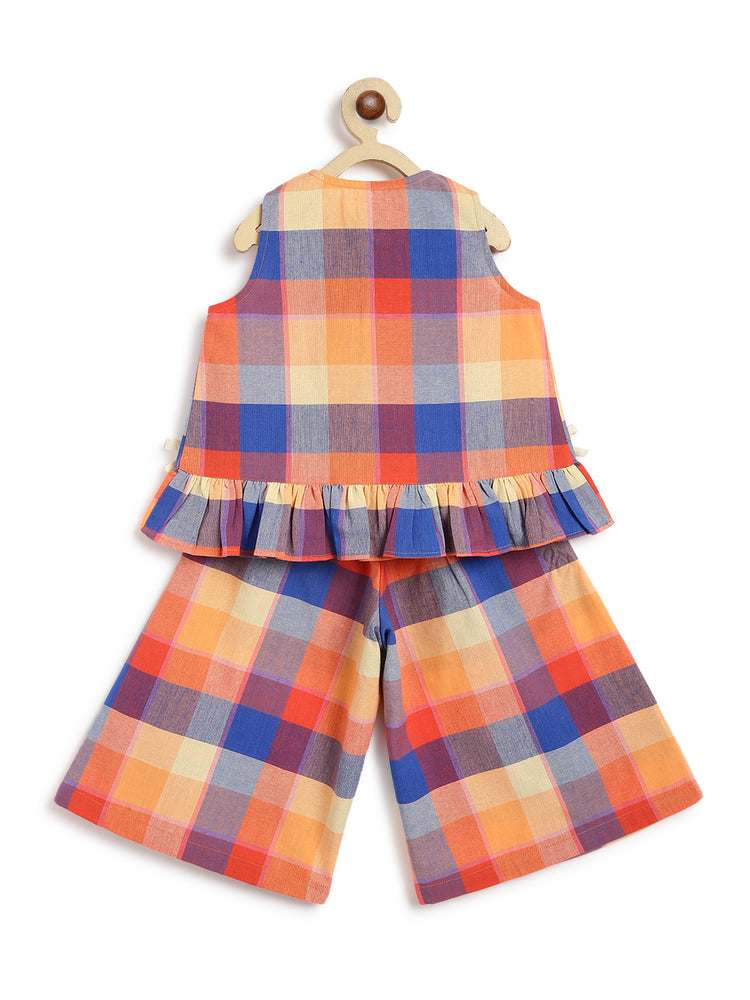 Cheerful Checks Top Set