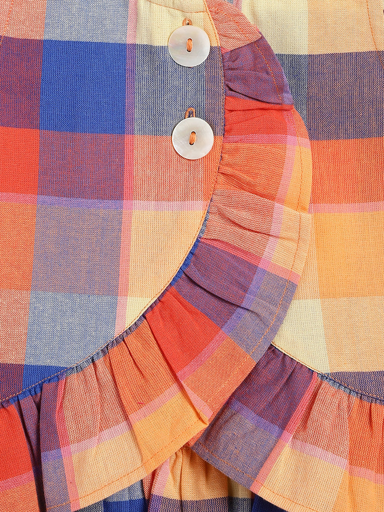 Cheerful Checks Top Set