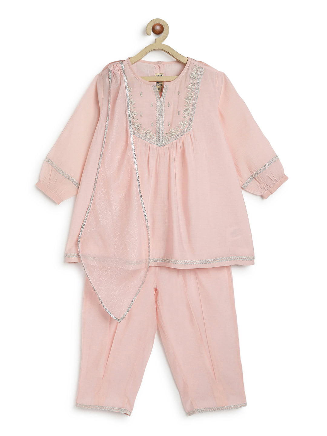 Zarnoor Suit Set-Pink