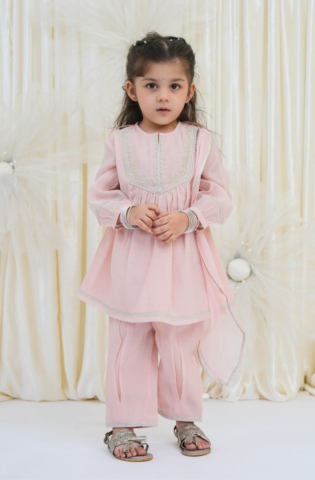 Zarnoor Suit Set-Pink
