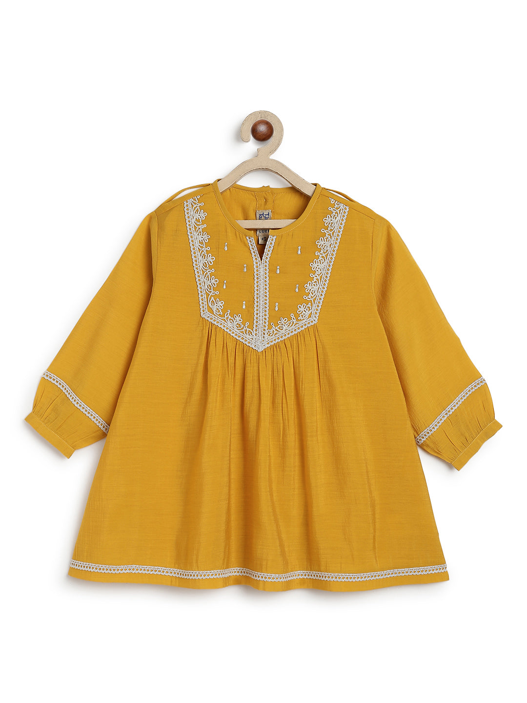 Zarnoor Suit Set-Yellow