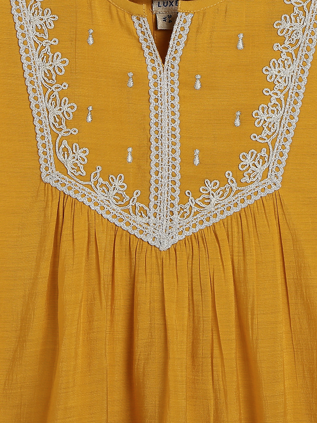 Zarnoor Suit Set-Yellow