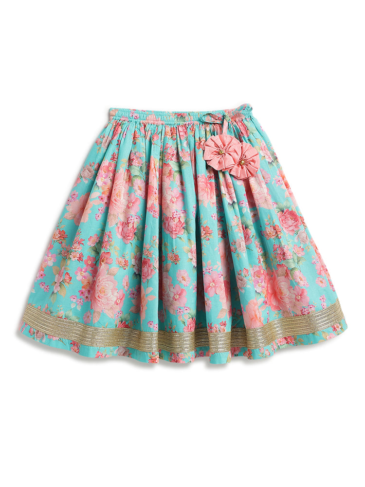 Gulaabo Lehenga Set with Bandana