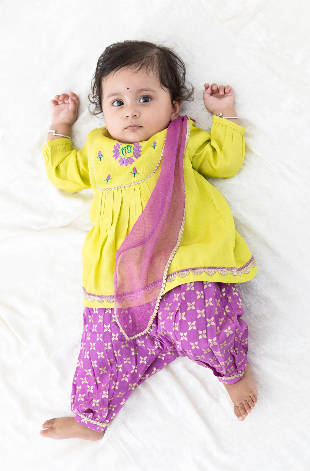 Laxmi Charan Suit Set - Green