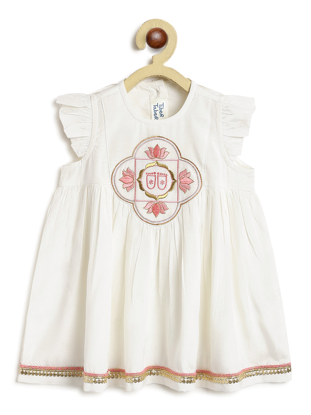 Laxmi Charan Suit Set - White