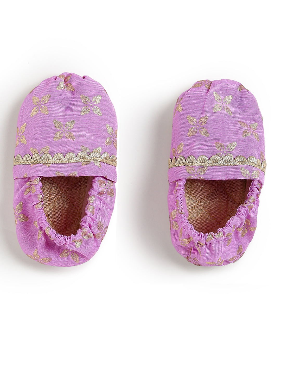 Tiny Treasure Booties & Mittens- Purple