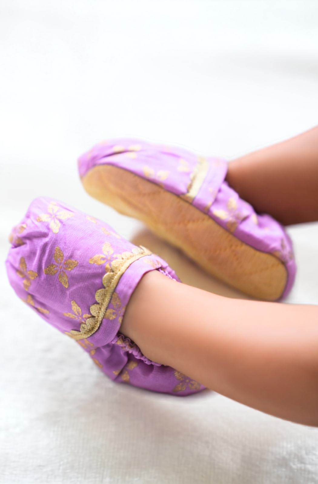 Tiny Treasure Booties & Mittens- Purple