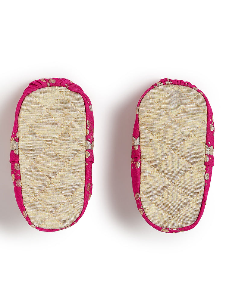 Tiny Treasure Booties & Mittens- Pink