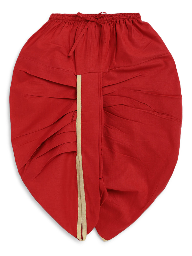 Boy Ganesha Kurta Set - Cream