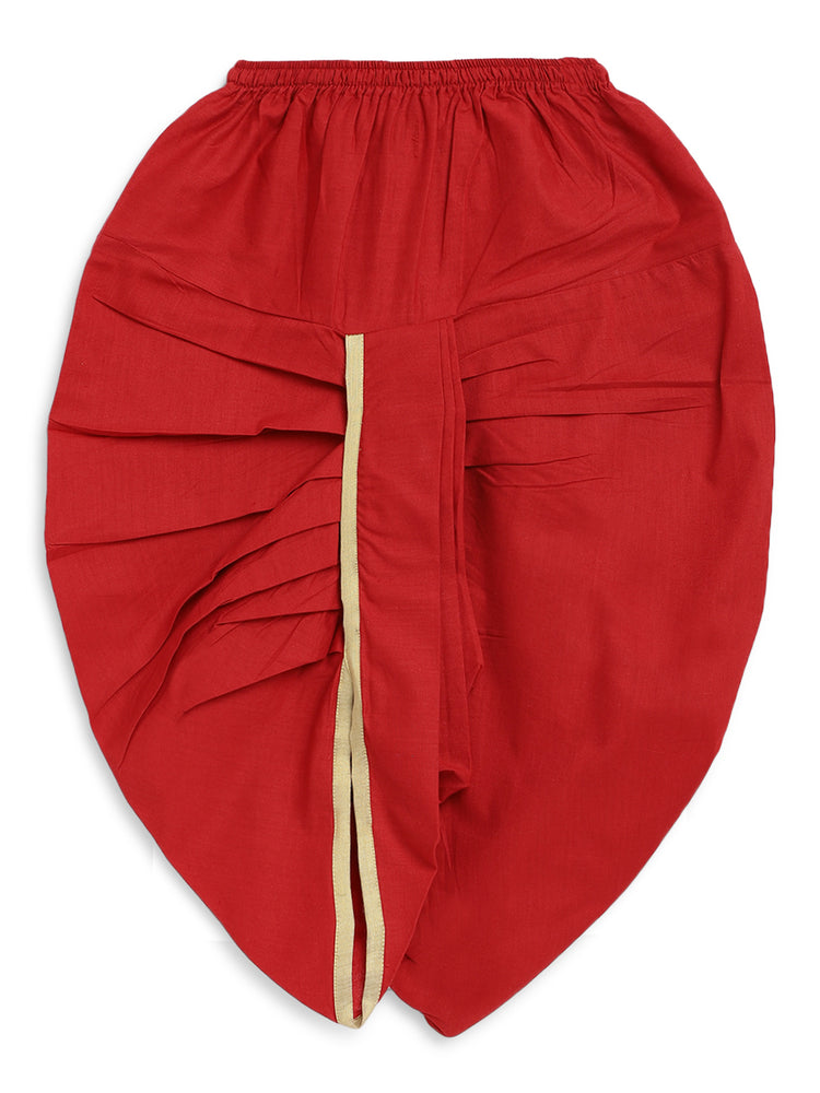 Boy Ganesha Kurta Set - Cream