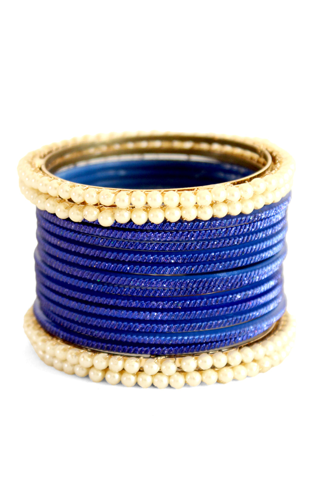 Pearl Elegance Blue Bangles – Tiber Taber Kids