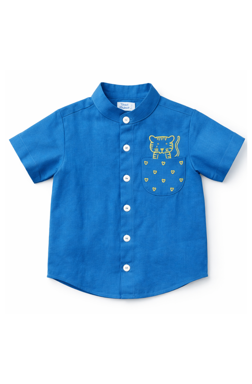 Tiger Embroidery Shirt