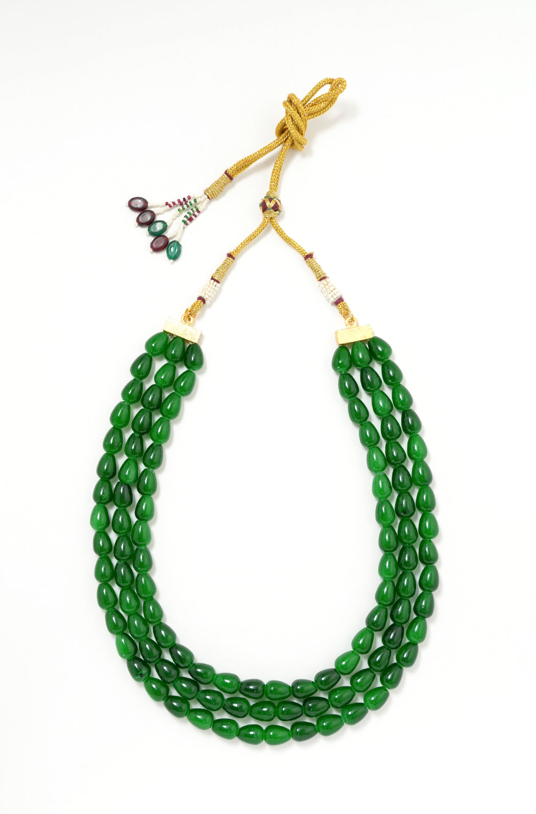 Classic Triple-Strand Haar - Green
