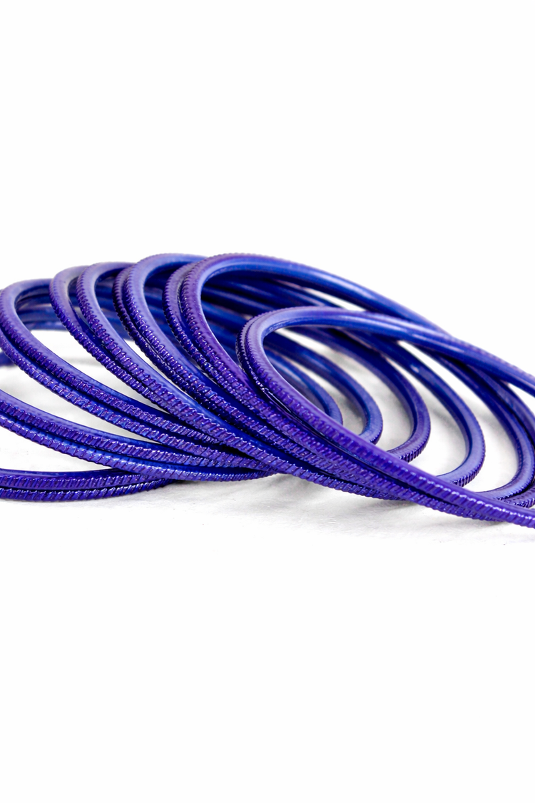 Sapphire Shine Bangles