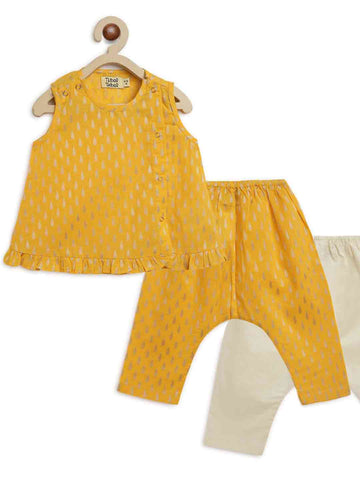 Girl Jhabla Leaf Yellow by Tiber Taber Kids
