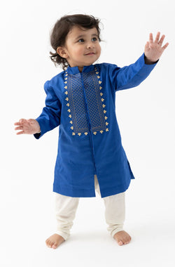 Blue Buta Kurta Set