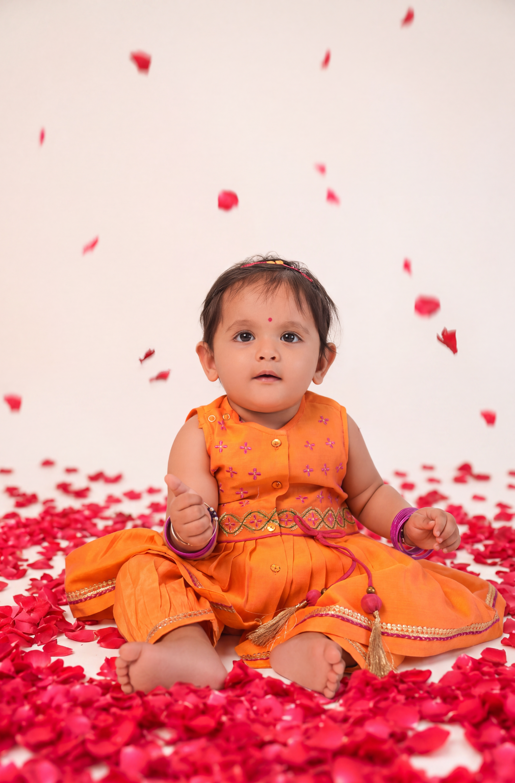 Aangan Angrakha Set- Orange