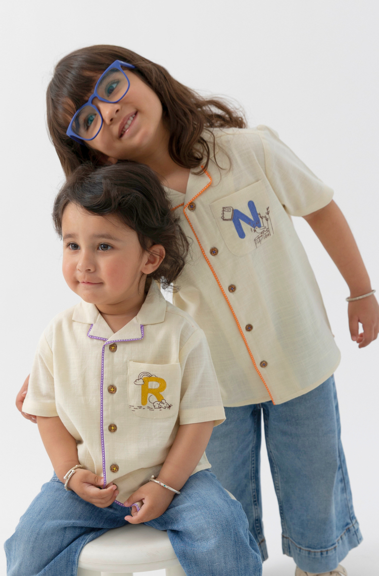 Mono-grammed personalised Unisex Shirts