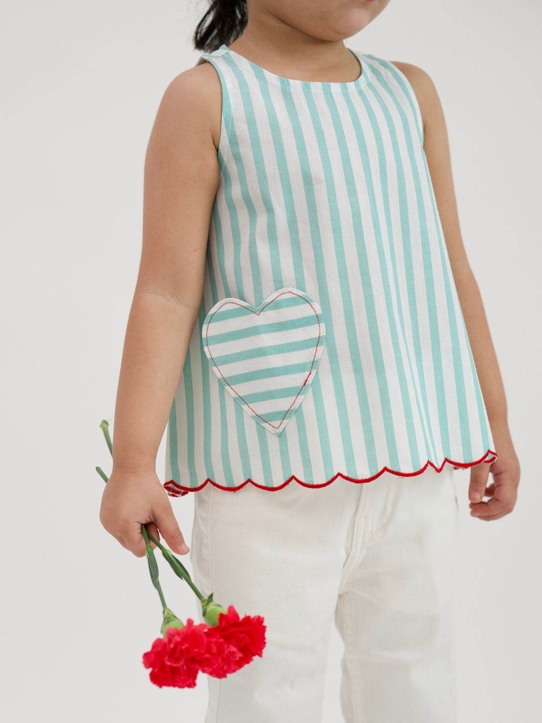 Wearing My Heart Summer Top