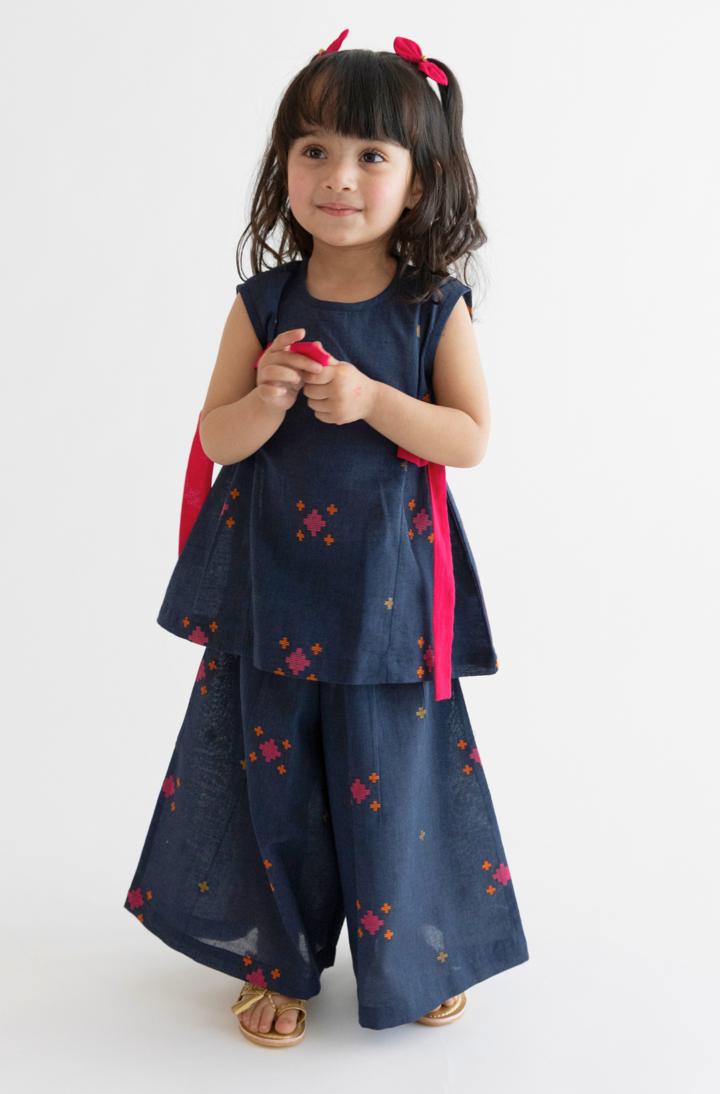 Indie Pop Top Set- Navy