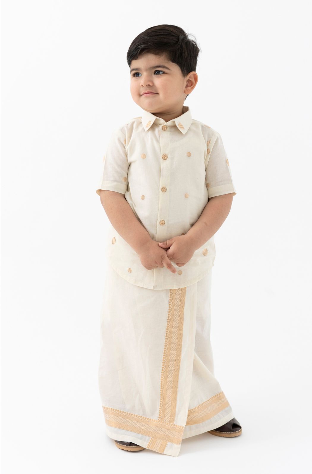 Ivory Crest Mundu Dhoti