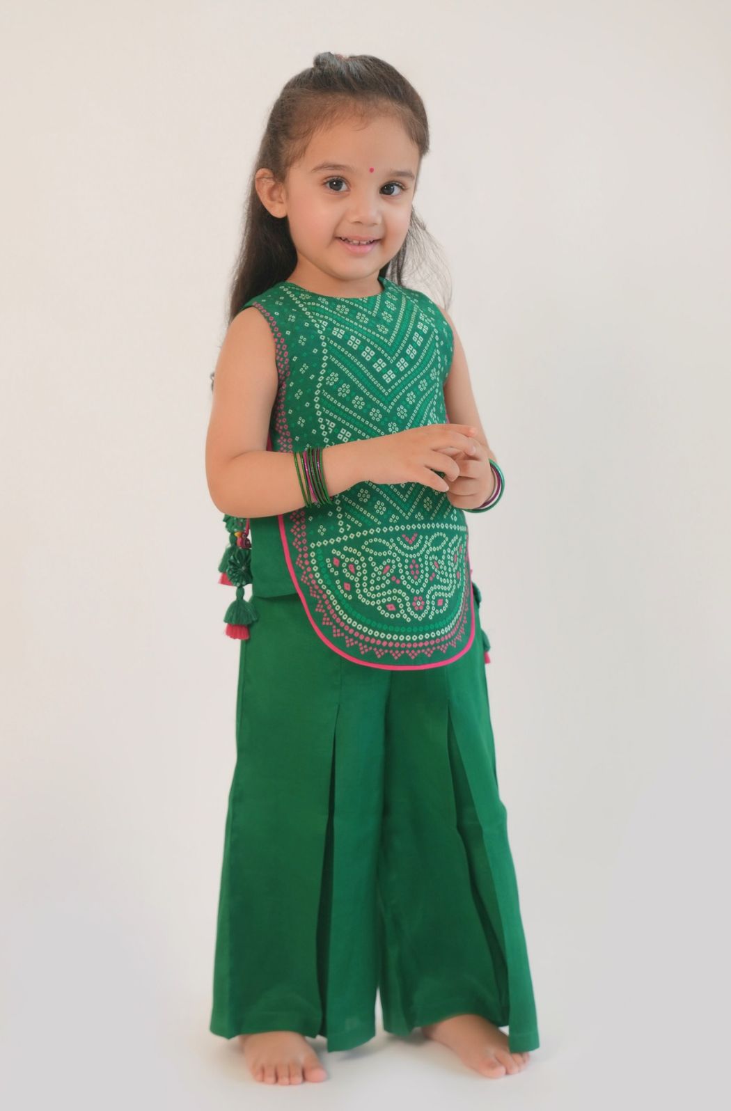 Rang Leher Set-Green
