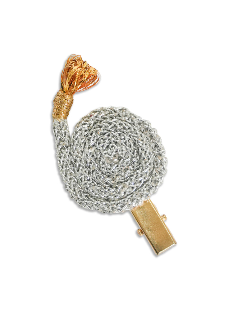 Little Chakri Twirl Clip - Silver