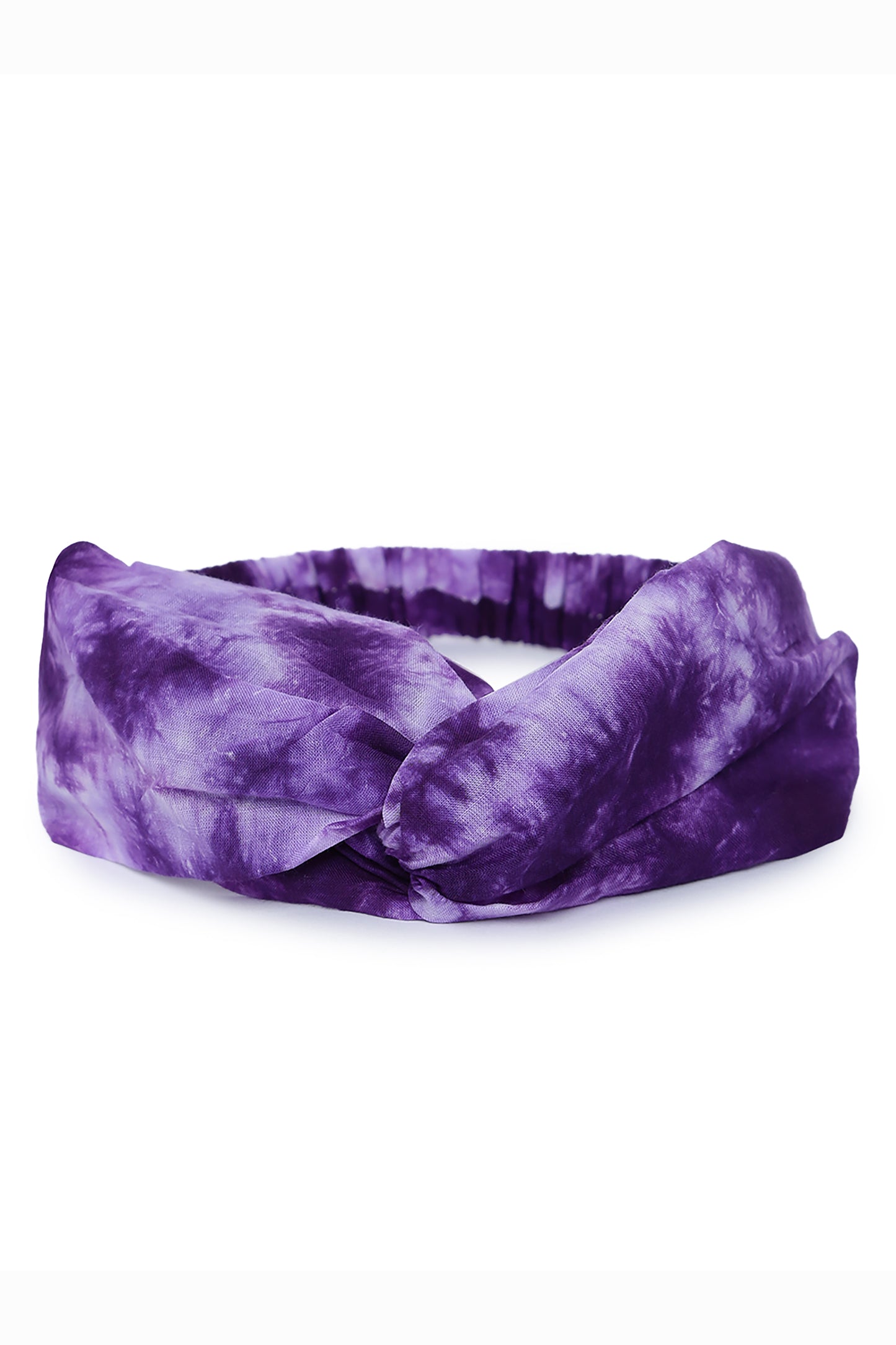 Buy Headband Purple Tie Dye Twist Knot by Tiber Taber Kids