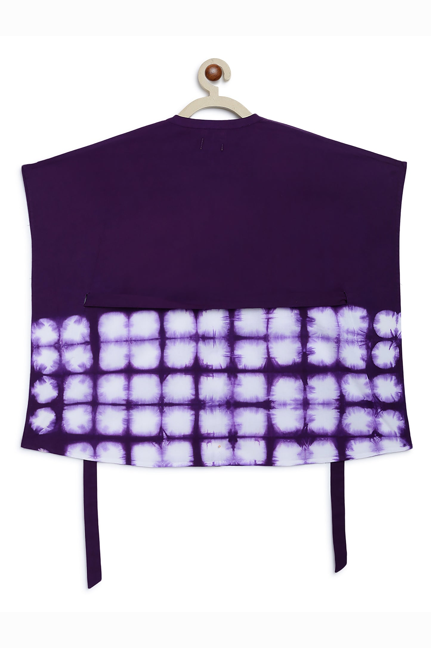 Shop Girls Kaftan Dress Purple Tie Dye Clamp by Tiber Taber Kids