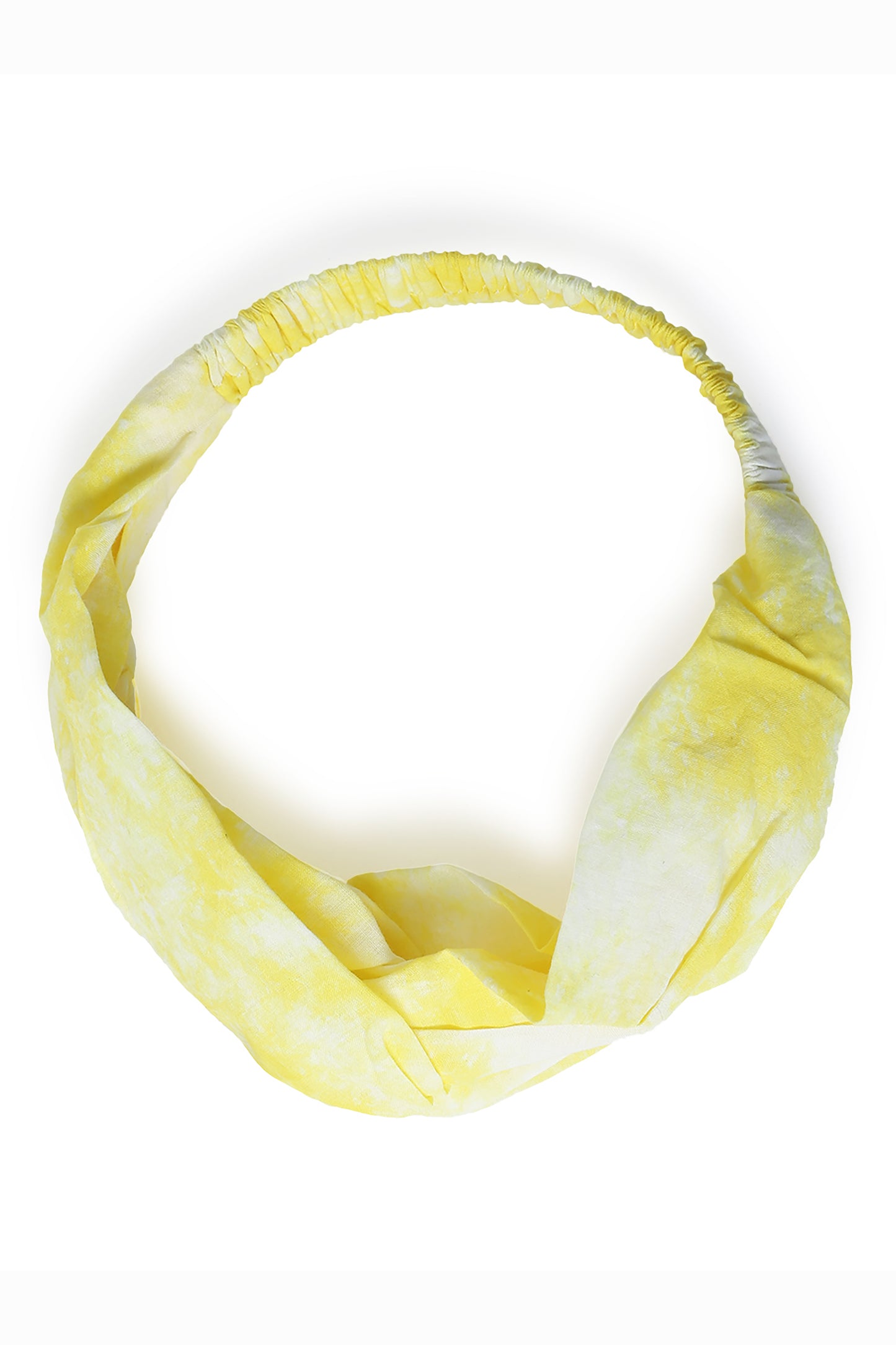 Shop Headband Yellow Tie Dye Twist Knot by Tiber Taber Kids