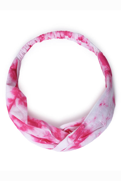 Shop Headband Pink Tie Dye Twist Knot by Tiber Taber Kids