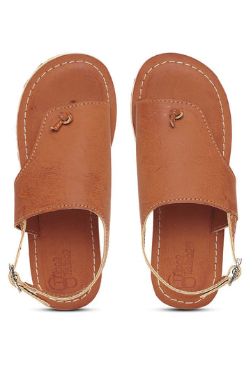 Boy Brown Urban Sandal by Tiber Taber Kids