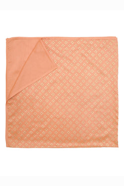Baby Silk Peach Swaddle by Tiber Taber Kids