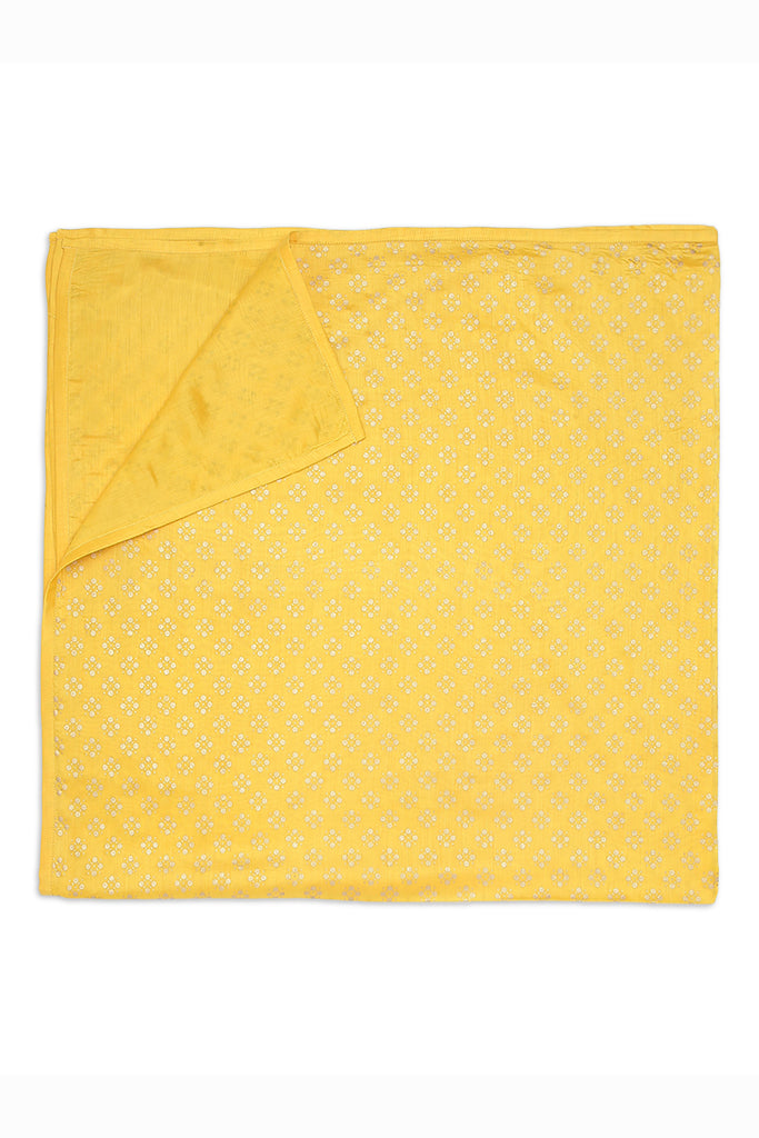 Baby Silk Yellow Swaddle by Tiber Taber Kids