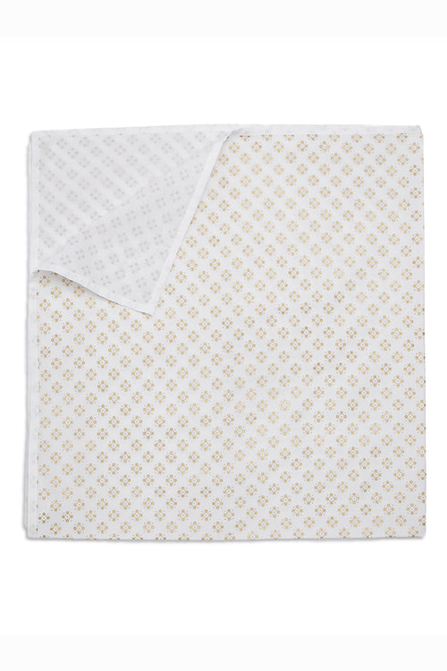 Baby Cotton White Swaddle by Tiber Taber Kids