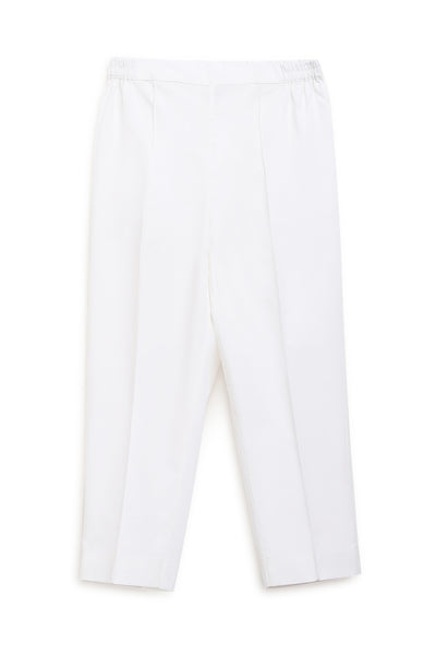 Boys Cotton Trousers - White by Tiber Taber Kids